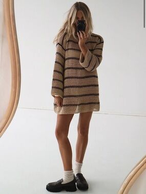 Opia Fifi Crochet Swimsuit Cover Up Dress